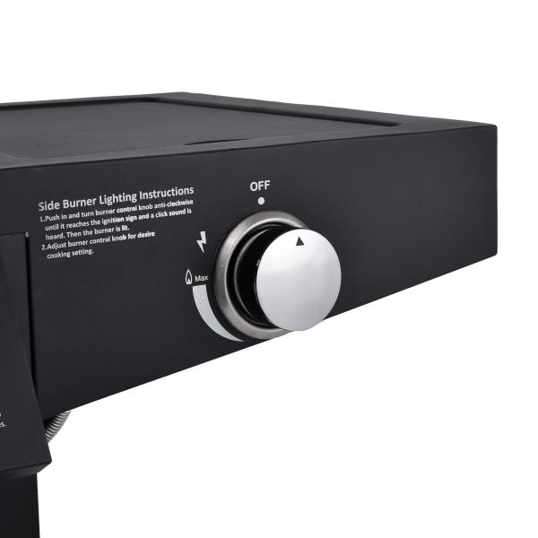 5 1 Queimadores de propano Grelhas a gás Acessórios de acampamento de aço inoxidável Forno de rotisseria 141*55*109 cm