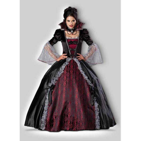 Vampires Of Versailles 1083 Womens Halloween Costumes , Gray Red Scary Halloween Costumes