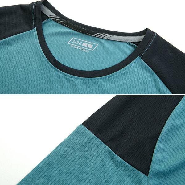 2022 Summer Breathable Outdoor Fitness Running Ice Silk T Shirt Men