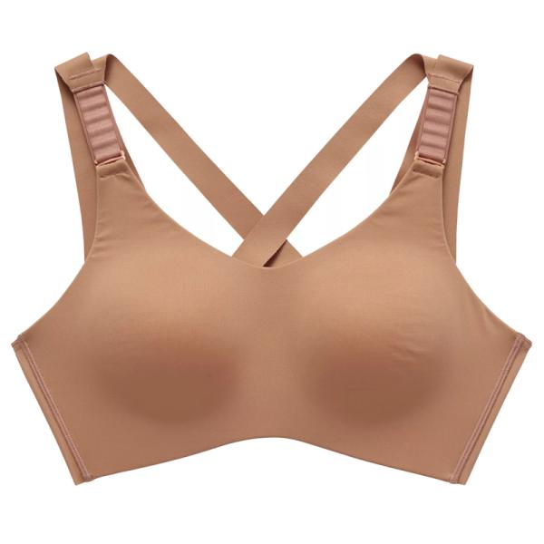 Custom Logo High Quality Adjustable Cross Back Fitness Yoga Sports Bra Top for Women