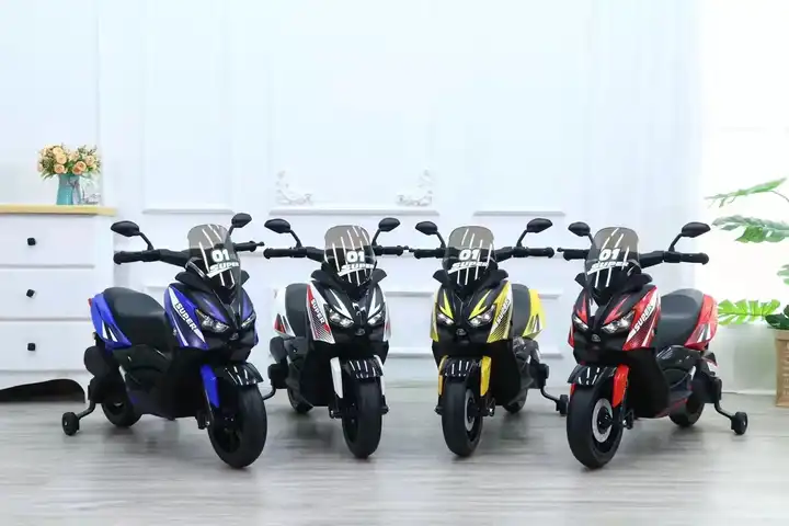 6V7Ah высокая скорость 4 колеса аккумуляторный Мотоцикл для детей с подключением USB MP3