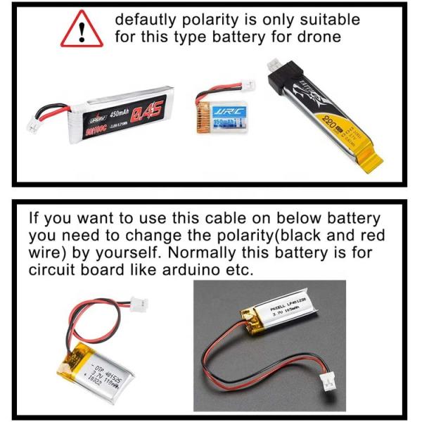 Homme Femme 2 broches JST PH 2.0 Pitch 2.0mm connecteur câble de câblage