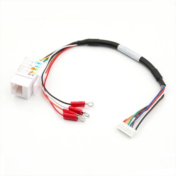 8-Position Wire Harness Assembly with RJ45 Keystone, 24V Input, 24AWG Cable