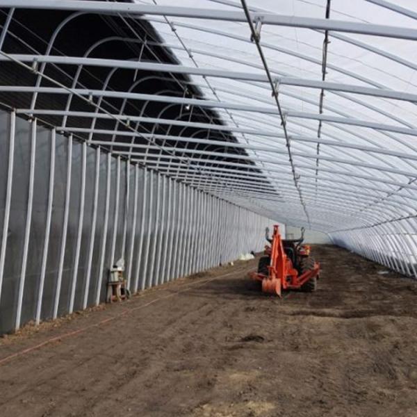 Пластиковая пленка солнечная пассивная теплица с поддержкой сбора дождевой воды