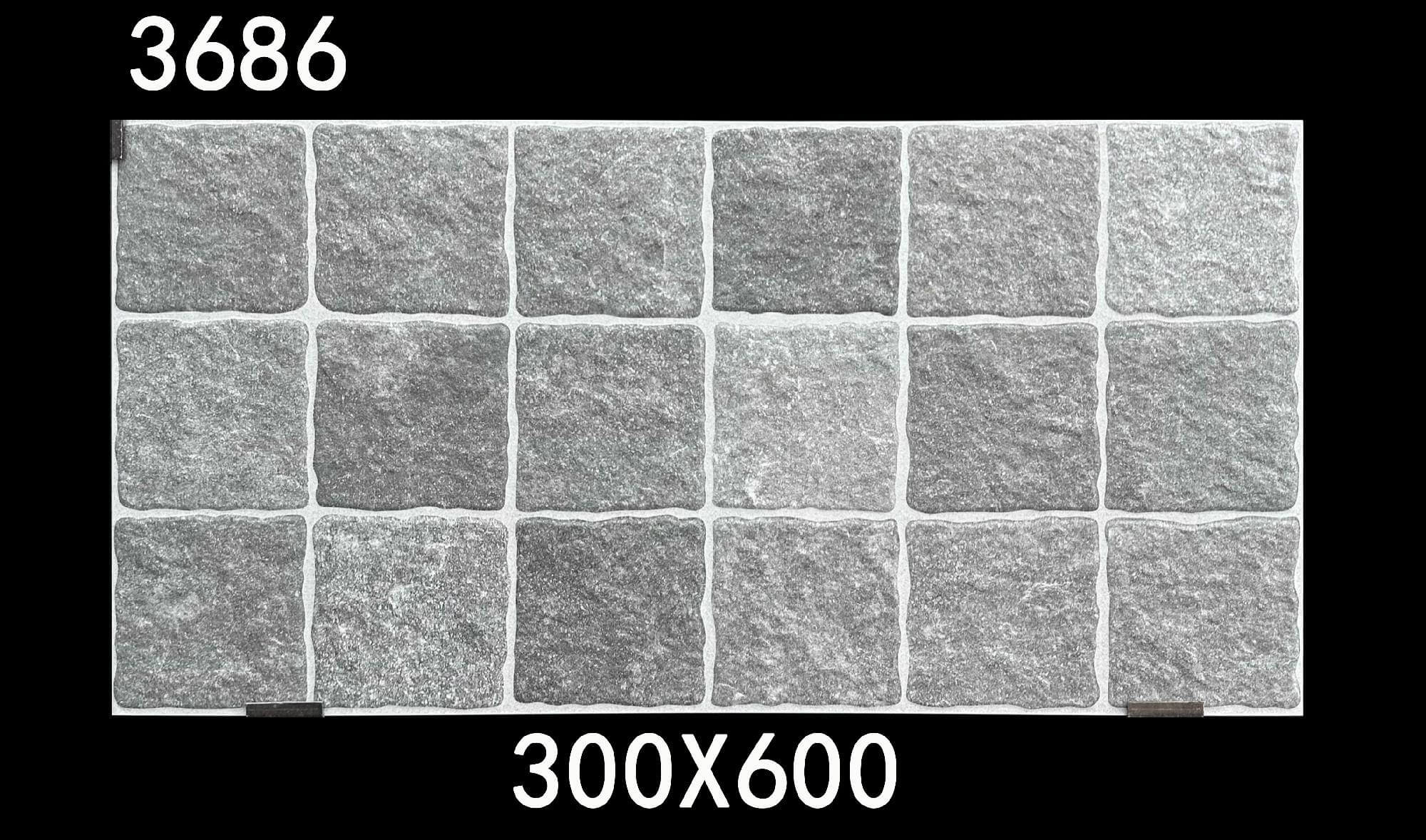 Stunning and Non-slip Red 300x600mm Ceramic Exterior Wall Tiles W.A 1~3% for Hotel and Villa