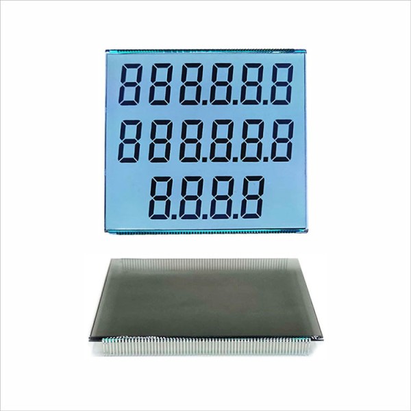 146x132.5mm TN 16 Digit LCD Display for Fuel Dispensers 16 Digits Lcd Segment Displays