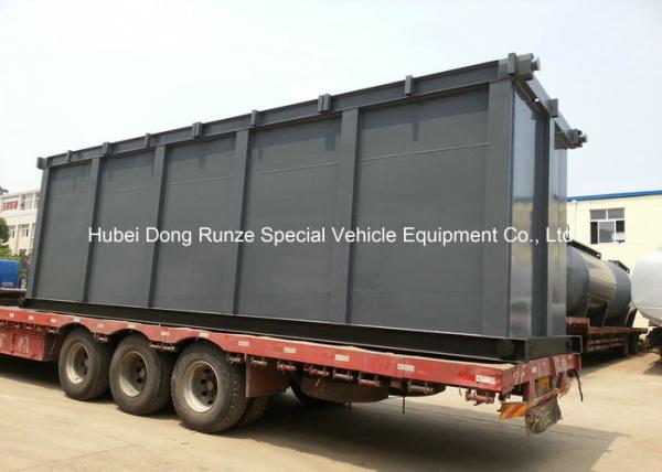Skid Mounted 70000L Acid Storage Tank Steel Lined PE For Oilfield Storage