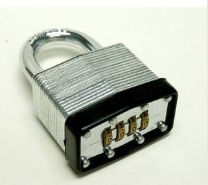 4 digit laminated combination padlock