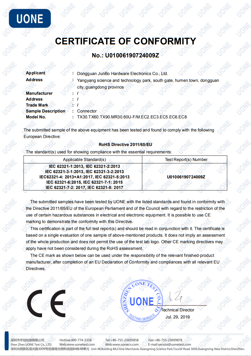 TX90 XT Connectors Male and Female 2 pin Connectors PCB Panel Mount