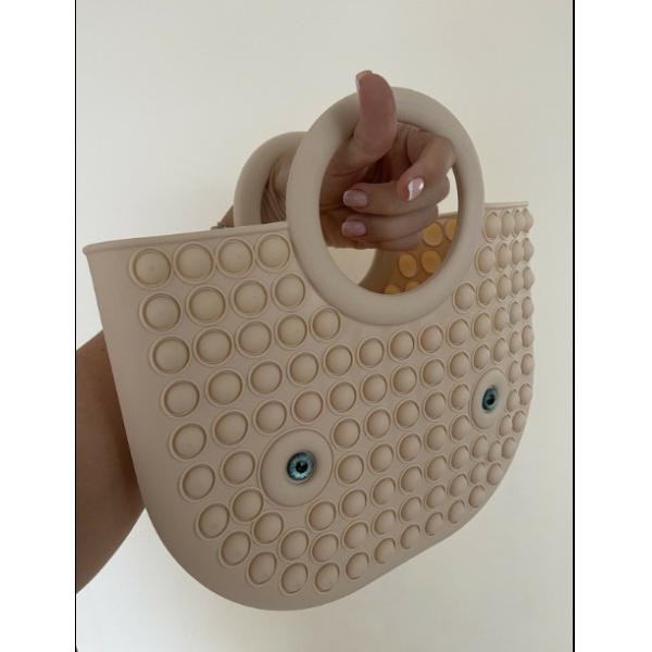 Bruit écologique du silicone EN71 il remuent sac à main