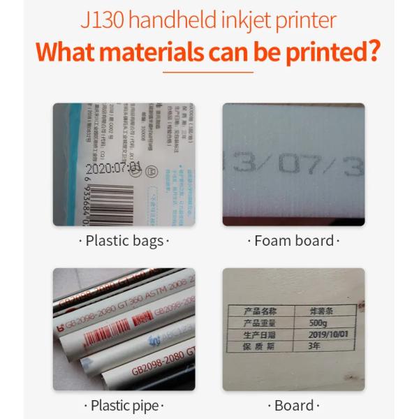 Handheld Expiry Date Printer Lian Lian J 130 12.7 mm for Portable QR Coding Machine