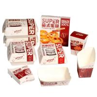 Se aceptan las muestras personalizadas de la caja de paquetes de alimentos Kraft ecológicos para la entrega de comida rápida