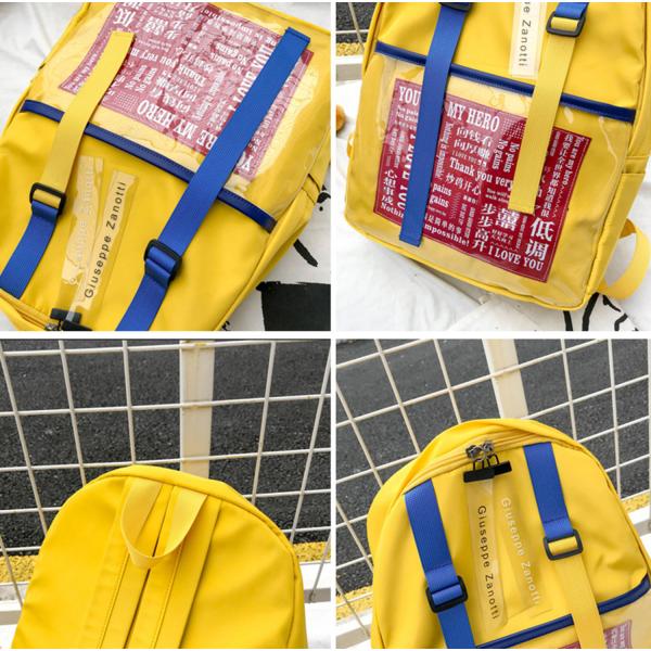 Nylon cloth shoulder bag 2018 new tide Korean fashion letter backpack UL ZZANG original old style travel bag