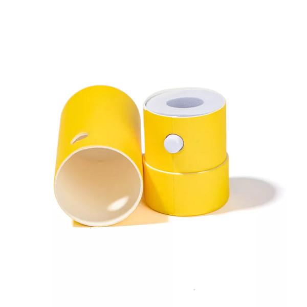Custom Child Resistant Cardboard Tube Paper Tube with Safety Lock Button