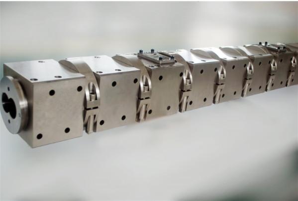 Certifié TEX120 Résistance à l'usure Components d'extrudeuse à double vis Éléments de vis étoilés
