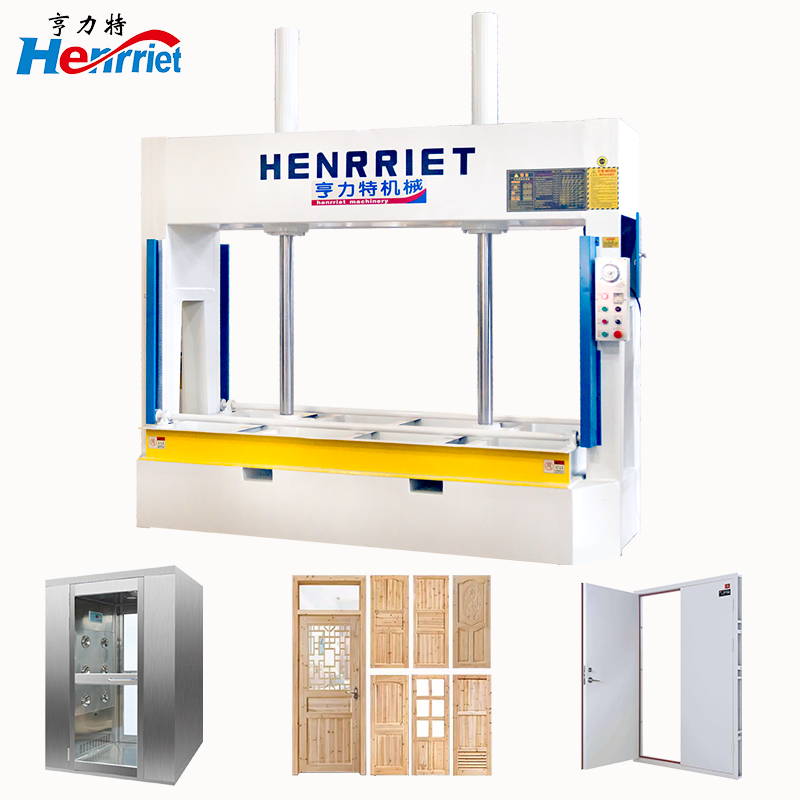 Forklift-Slot Electric Cold Press Machine with 50T Max Pressure and 2500x1250mm Work Platen for Wood Composite and Stainless Steel Doors