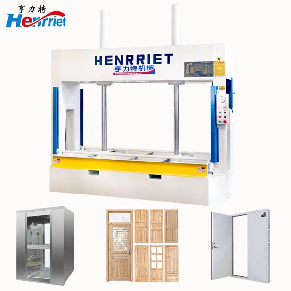 Forklift-Slot Electric Cold Press Machine with 50T Max Pressure and 2500x1250mm Work Platen for Wood Composite and Stainless Steel Doors