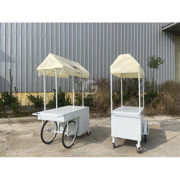 3 wheel Cargo Bike Street Food Delivery Bike Crepe Trailer High Standard Ice Cream Coffee Push Cart
