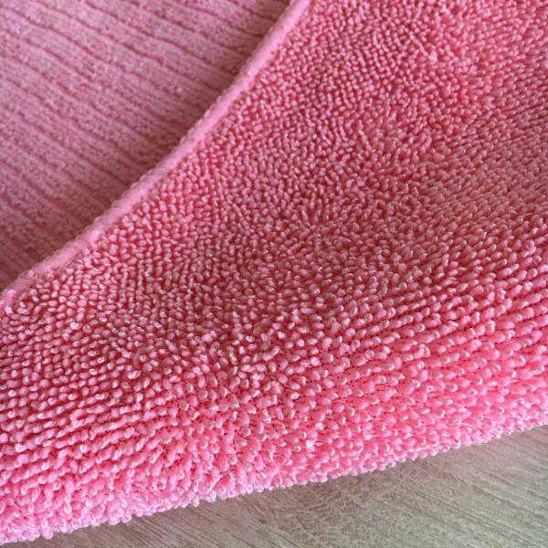 Pink double side 100%polyester absorbing water towels  in Kitchen made in China
