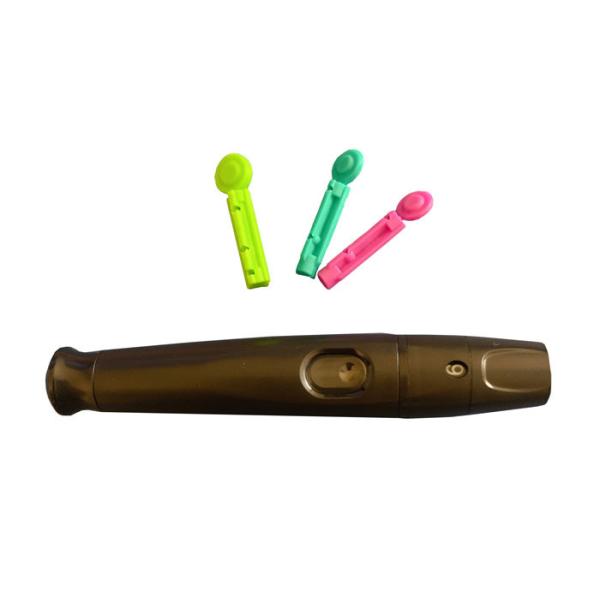 Diabete ODM Depth Adjustable Lancing Device Customized Pen Shape