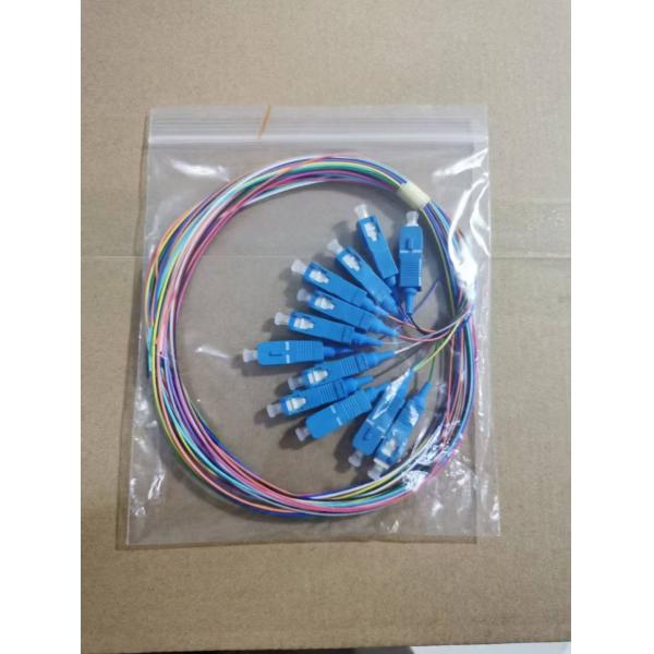 12 Core Pigtails SC/UPC SC/APC Single-Mode 12 Color Fiber Optical Pigtail