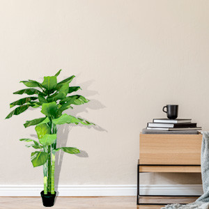 Artificial Dieffenbachia Potted Plants 160cm  Decor Floor Plants Evergreen Fabric