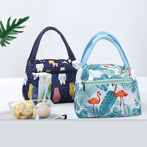 Insulated Thermal Fashion Style Cooler Picnic Lunch Box Bag for Daily Life Needs