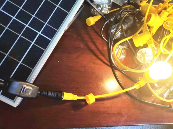 Black solar power 0.5m-10m Light Chain Light belt pendant Lamp / Lamp holder  / Loft Lights