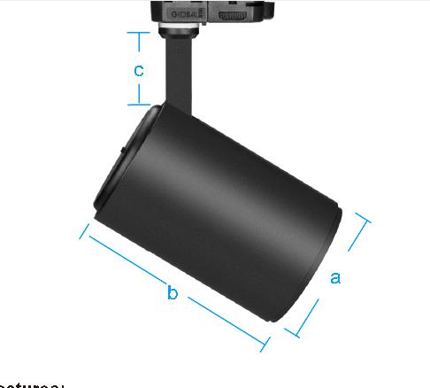 10W / aluminio de la luz 1070 de la pista de 20W/de 30W LED + reflector 6000K 5 años de garantía