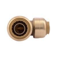 Tubomart SharkBite 1/2 pouce poussée pour se connecter x 3/8 pouces poussée pour se connecter 90 degrés réduisant les raccords en laiton du coude