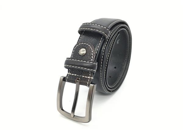 Adjustable Men Genuine Leather Belts For Work Business Jeans ROHS CA65
