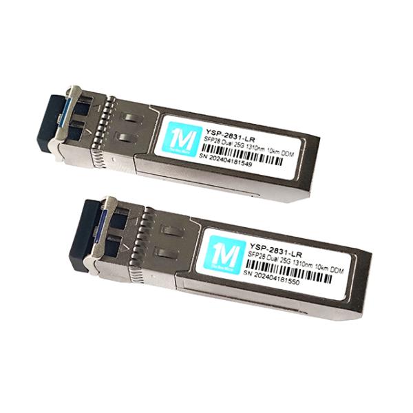 25G SFP28 Duplex 10km 1310nm LC DDM SMF 25GB Optical Module Singlemode SFP28 Module for Long-Distance Network Connection