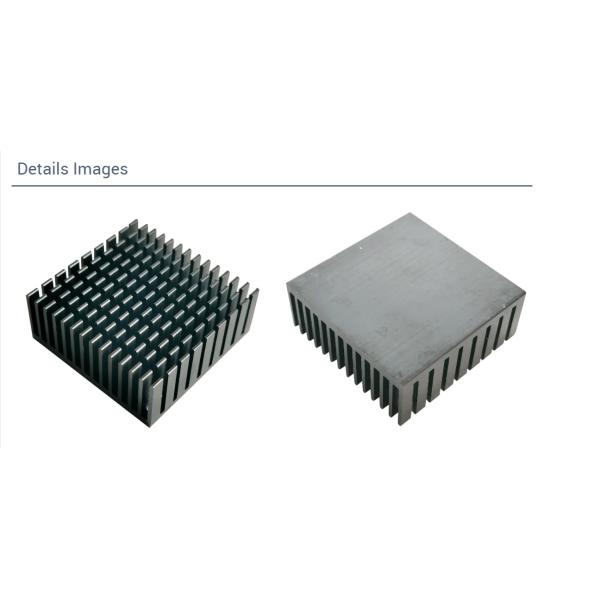 Электронный алюминиевый Heatsink профилирует черную анодированную заварку