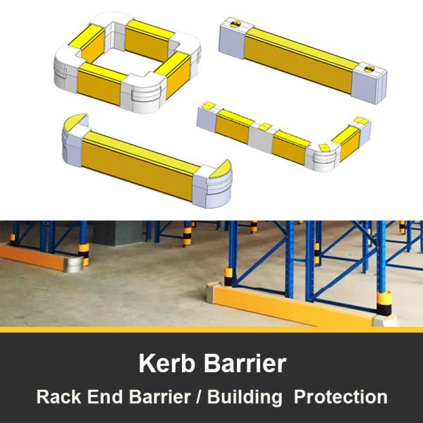 Barrière de sécurité au sol, rayonnages et protection des bâtiments entrepôt garde-corps anti-collision flexibles