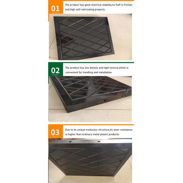 Professional Trucks 30mm Plastic Crane Outrigger Pads Mat Stabilizer Uhmwpe Black