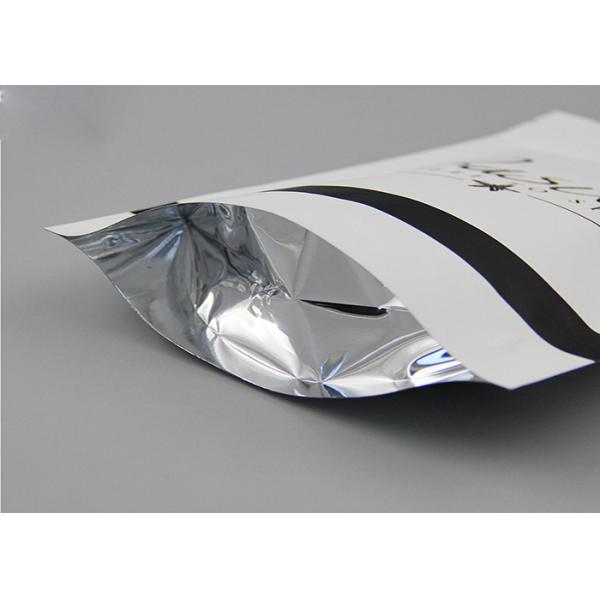 Snack Aluminum Foil Packaging Bags 10 Colors Custom Logo With Zipper / Tear Notch