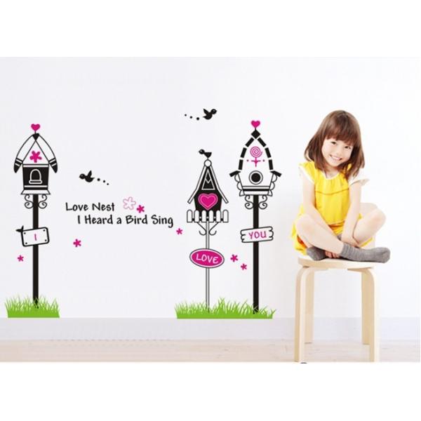 Comic Removable Wall Stickers PVC 60X90cm , Non-toxic Sticker