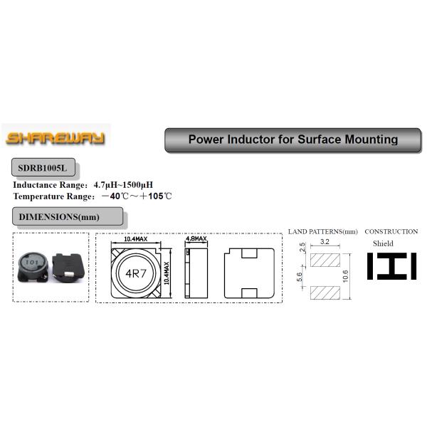 Индуктор NS101455R6NNA силы обломока микроволны NS10145 4.45A 5.6uh