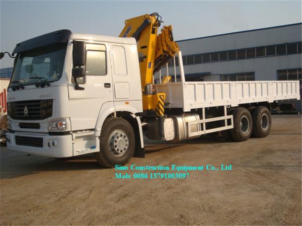 16t Knuckle Boom Truck Mounted Crane SQ16ZK4Q Max Lifting Torque 40 T M