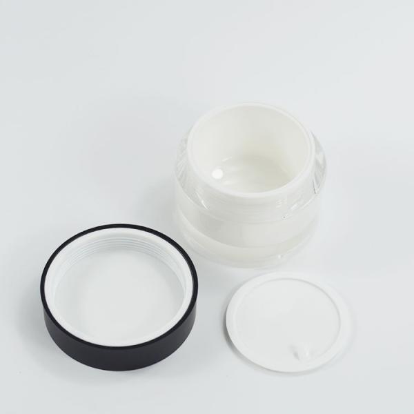 Straight Round Shape Acrylic Plastic Container for Customized 150g Capacity Cream Jar