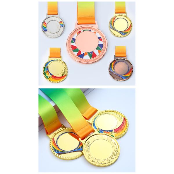 Zinc Alloy Die Cast 3D Custom Medals with Embossing Printing for Sports and Academic Awards
