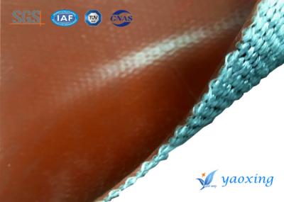 o silicone tecido sarja vermelho de 3.5mm revestiu a tela da fibra de vidro