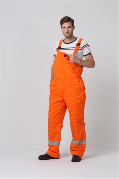 EN1149 Flame Retardant Workwear With 1% Carbon Fiber Winter Bib Pants