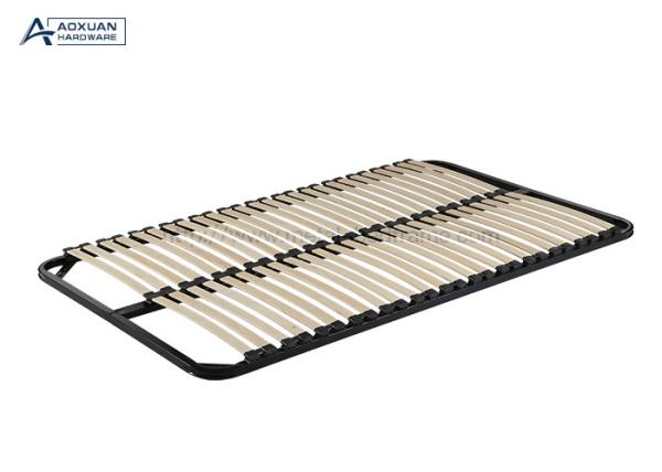 Reinforced Encrypted Black King Size Platform Bed Frame