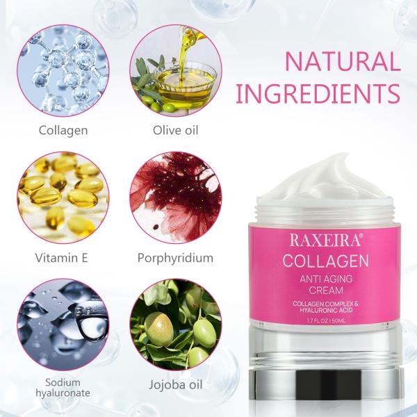 MSDS Female Skin Care Face Cream Collagen Anti - Aging Daily Facial Moisturizer