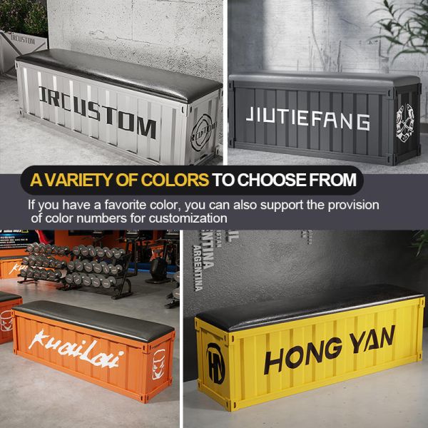 Industrial Oil Drum Bench Commercial Wrought Iron Benches Indoor