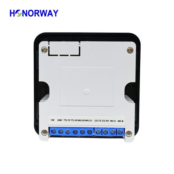 Wall Mounted NFC QR RFID Reader RS232 Wiegand Interface For Turnstile Door Lock System