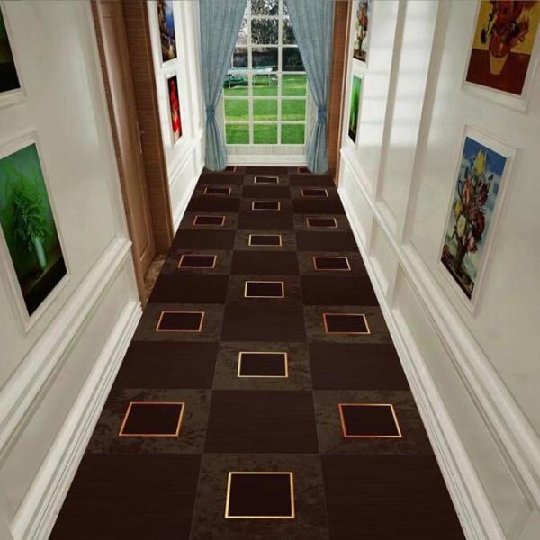 Special Geometric Pattern Commercial Floor Mat Entrance Corridor Stairway Hotel Mat