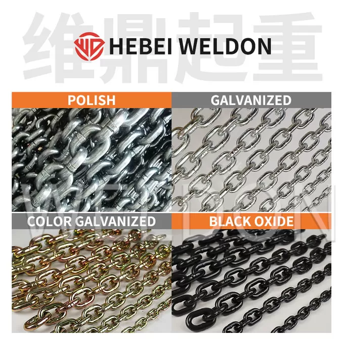 G80 Lifting Chain Sling High Strength Alloy Steel Lifting Chain Industrial Grade Multi Size Customizable