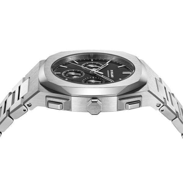 SUS316L Stainless Steel Quartz Wrist Watch Chronograph With SR626SW Battery